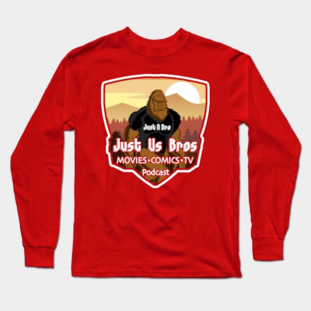 The Bro Foot Long Sleeve T-Shirt by Just Us Bros Podcast